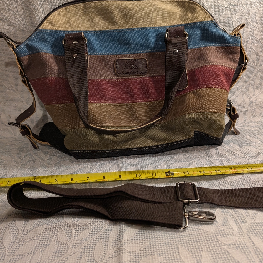 Multi-Color Canvas Men's Bag